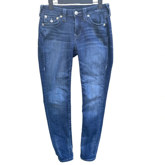 TRUE RELIGION WOMENS SKINNY JEANS - Picture 1 of 7